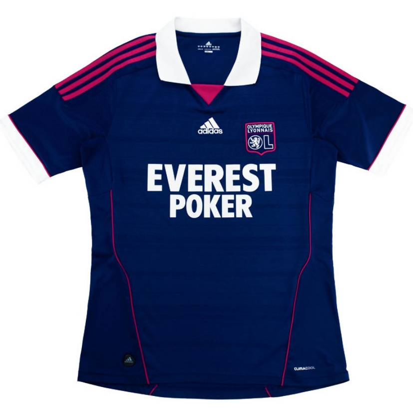 2011-12 Olympique Lyonnais Retro Away Kit Soccer Jersey